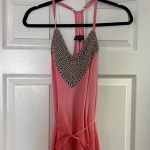 Karina Grimaldi Ombré Silk Maxi Dress